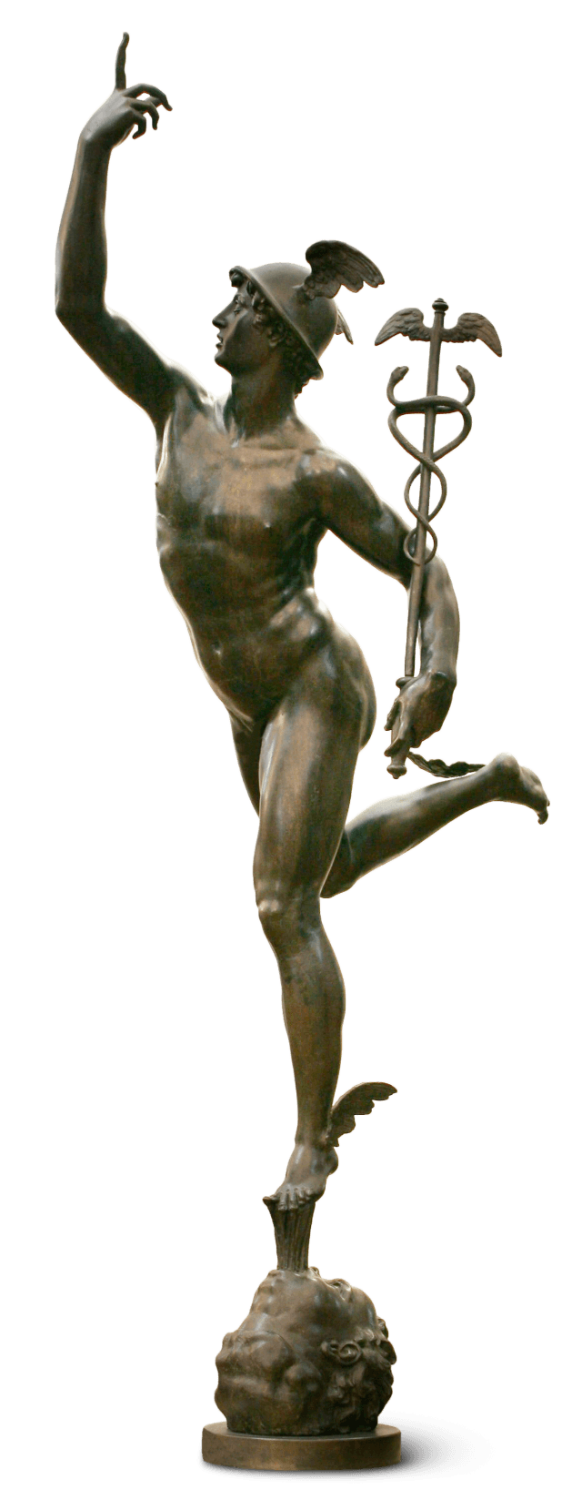 Hermes sculpture